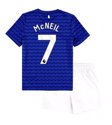 Everton Dwight McNeil #7 Primera Equipación Niños 2025-26 Manga Corta (+ Pantalones cortos)
